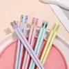 Palillos de aleación para el hogar de alta gama familiares nuevos palillos una persona un color palillos para servir resistentes a altas temperaturas palillos para uñas fábrica al por mayor