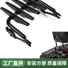 Harley Road King, bagageiro de liberação rápida para touring, opcional preto e cromado