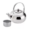 Tetera de Acero Inoxidable Tetera para Hotel Restaurante Termo para Vino Caliente con Filtro Tetera Pequeña Exquisita