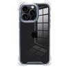 Capa de celular Apple 14promax resistente a quedas nos quatro cantos 13 aplicável transparente 15plus capa de celular Apple 12 dois em um