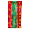 Decoración de fiesta de Navidad guirnalda de flecos cortina de Papá Noel muñeco de nieve borla de papel de aluminio cortina de puerta decoración de fondo para fiesta de vacaciones