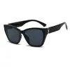 Venta Directa de Fábrica Gafas de Sol Cuadradas de Moda Europeas y Americanas Gafas de Sol para Mujer con Montura Cuadrada Transfronterizas de Comercio Exterior Gafas Listas para Usar