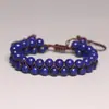 Amazon Nuevo Pulsera de Mujer Tejida a Mano con Cuentas de Piedra Natural de 6 mm Doble Capa Estilo OL para el Trabajo Regalo de Cumpleaños