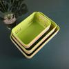 Caixa de armazenamento de brinquedos para jardim de infância atacado caixa de armazenamento de plástico para lanches de mesa cesta de armazenamento de cozinha caixa de armazenamento cesta de armazenamento