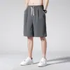 Nuevos Pantalones Cortos Deportivos de Verano para Correr al Aire Libre para Hombres, Pantalones de Seda de Hielo Estilo Ins, Pantalones Cortos Holgados de Secado Rápido de Cinco Puntos