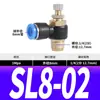 Conector Neumático SL8-02 Válvula de Aceleración SL6-01 Válvula de Control de Velocidad SL4-M5 Control de Velocidad Manguera de Aire SL10-03 SL12-04
