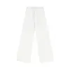 Pantalones de lino para mujer de verano, estilo relajado personalizado, cintura suelta, pierna recta fina, blanco, alta calidad, pierna ancha