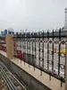 Corrimão de ferro fundido corrimão de ferro forjado parede ferro fundido grade de cerca soldada villa pátio área residencial área de fábrica cerca