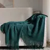 Manta de Sofá Transfronteriza con un Estilo Sencillo para Decoración de Casa de Huéspedes, Manta de Siesta, Manta Decorativa, Manta de Sofá, Manta de Aire Acondicionado
