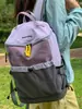 Mochila deportiva bicolor, bolsa grande de alta capacidad para senderismo y montañismo al aire libre, bolsa de viaje ligera, mochila casual para ciclismo