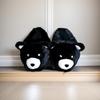 Fornecimento direto da fábrica chinelo de pelúcia de ursinho de pelúcia de desenho animado para interior animal quente para casa fofo chinelo de urso branco transfronteiriço