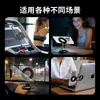 Soporte Magnético Circular de Doble Cara para Teléfono Móvil de Coche con Rotación de 360 Grados para Navegación en Coche, Multifuncional, Adecuado para Teléfonos Apple