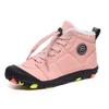 Nuevos Zapatos de Algodón de Caña Alta para Otoño e Invierno, Zapatos de Algodón con Suela Gruesa y Felpa, Zapatos Casuales para Exterior para Hombre y Mujer de Color Sólido, Zapatos de Invierno