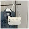 Bolso Bandolera Transfronterizo para Mujer, Color Sólido, Sencillo, Casual, Versátil, Bolso de Hombro para Estudiante, Nuevo Bolso Tote de Múltiples Capas de Moda para Viajes
