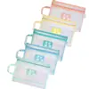 Bolsa de Asignatura A4 Malla Transparente Bolso Tote de Doble Capa Clasificación Estudiantil Almacenamiento de Documentos Exámenes Tareas Bolsa con Cremallera