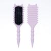 Pente para Modelar Cabelo com Almofada, Pente Definidor de Cachos, Escova de Cabelo com Almofada, Pente de Cabeleireiro, Pente Alisador, Escova de Almofada
