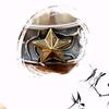 Anillo de estrella de cinco puntas retro Xiangxu moda masculina personalidad anillo Joker moda apertura anillo individual salida de fábrica