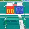 Marcador de Baloncesto para Jardín de Infancia Soporte de Piso para Marcador de Fútbol Volteable Voleibol Tenis de Mesa Deportes al Aire Libre Puntos