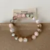 Pulseira de Miçangas Artesanal Gradiente Super Fada Feminina Temperamento Senso Avançado Personalidade Única Moda Exquisita Pulseira Versátil Pulseira