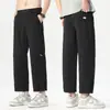 Pantalones de Trabajo de Nueve Puntos Estilo Americano para Hombre, Delgados, Sueltos, de Pierna Recta, Modernos, Casuales, para Exteriores, Primavera/Verano 2026
