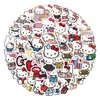 105 Piezas Nuevas Pegatinas de Graffiti de Hello Kitty Decorativas para Refrigerador Monopatín Taza de Agua Pegatinas Personalizadas Venta al por Mayor de Fábrica