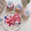 100 Piezas de Anillos de Toalla de Colores para Niños sin Pelo, Gomas para el Cabello para Niñas, Gomas Pequeñas para el Cabello, Bandas Elásticas, Diademas para Bebés y Accesorios para el Cabello
