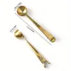 Cuchara medidora de acero inoxidable para hornear, cuchara de café con báscula, cuchara para condimentos, cuchara redonda multi-tamaño de cocina, de venta caliente transfronteriza, en stock