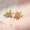 Verano Dopamina Pintado a Mano Puntos de Polka Estrella de Mar Océano Cuentas de Vidrio DIY Collar Pulsera Colgante Accesorios de Joyería