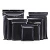 Bolsa Ziplock Negra a Prueba de Luz Bolsa para Empaque de Alimentos Bolsa Gruesa Densa Bolsa de Empaque Opaca Negra Venta al Mayoreo de Fábrica