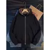 Nueva chaqueta con capucha reversible de cuadros estilo americano, chaqueta de béisbol de alta costura para hombre primavera/otoño, sudadera con cremallera