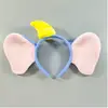 Diadema Cabeza de Pato Oso Diadema de Dibujos Animados Stella Femenina Diadema de Oso Conejo Orejas de Oso Pinza para el Cabello Adultos Niños Ballet Vendiendo Lindos Accesorios para el Cabello