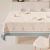 2026 Nuevo Estilo Fresco y Sencillo Mantel Individual, Impermeable, Resistente al Aceite, Resistente al Calor, Lavable Mantel para Uso Doméstico, Cubierta de Mesa de Café de PVC Estilo Ins