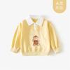 2025 Nueva Colección de Otoño Ropa de Otoño para Niños Sudaderas para Niñas Tops Elegantes con Cuello Bebé Jerseys para Bebé Primavera y Otoño