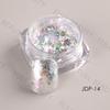 Cross-border Hot Nail Jewelry ins Aurora Cloud Brocade Ice Pieces Magic Unicorn Pieces Nail Ice Pieces Engarrafado