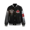 Nova Jaqueta de Baseball Retro Americana Outono Jack Chuan Yang Bordada Estilo Casal Fashionável e Versátil
