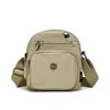 Bolsa de Ombro Feminina Simples Nova Versátil Grande Capacidade Bolsa Transversal Multiuso Transfronteiriça Bolsa Quadrada Pequena Fresca e Doce para Mulheres
