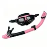 Gafas de Buceo, Máscara de Snorkel, Máscara Erbao, Set de Tubo de Respiración Submarina, Tipo Completamente Seco, Equipo de Natación para Miopía, Antivaho
