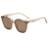 Gafas de sol con montura negra lisa de nuevo estilo, gafas de sol con protección solar de moda para mujer, gafas de sol resistentes a los rayos UV, gafas de sol de alta calidad famosas en Internet