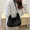Bolso de hombro textil de gran capacidad para mujer, bolso de hombro textil de moda, bolso de mano para ir al trabajo, bolso de mano para todo tipo de ocasiones, verano 2024