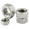 Tuercas hexagonales de acero inoxidable 304 británicas y americanas con rosca gruesa UNC3/8, tuercas hexagonales británicas de 1/4 de pulgada con rosca fina UNF