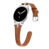 Aplicável para Samsung Watch 8 Novo Pulseira de Couro com Strass em Formato de T Watch 8 Clássico Emagrecimento Pulseira de Smartwatch de Couro