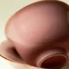 Taza de Té Ruyao con Esmalte Rosa Agrietado, Taza de Degustación de Juego de Té Kung Fu de Alta Gama, Taza de Uso Personal, Taza de Diosa