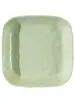 Pratos Novos Estilo Branco Leite e Verde Leite, Pratos Quadrados Cerâmicos Domésticos, Pratos Redondos, Pratos Fundos Grandes para Sopa de 8 polegadas
