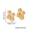 Pendientes de Acero Inoxidable con Perlas en Forma de Corazón para Mujer, Estilo Transfronterizo, Lujo Ligero de Nicho, Gama Alta, No se Desvanecen, Pendientes de Moda y Versátiles