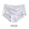 Paquete IndependienteRopa Interior para Mujer de Clase Modal, Algodón Puro 10A Entrepierna Antibacteriana, Cintura Media-Alta, Bragas para Mujer Talla Grande