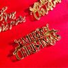 Decoración de Pastel de Navidad Estilo Ins Transfronterizo Suministros para Fiesta de Navidad Feliz Navidad Acrílico para Pastel