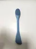 Nova escova facial de silicone com dupla cabeça para limpeza de poros, remoção de cravos e cutículas, limpeza profunda facial