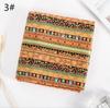Tela impresa estilo étnico multicolor transfronteriza grupo de patchwork DIY algodón y lino mantel estilo étnico tela decorativa