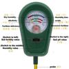 Detector de solo três em um medidor de fertilidade do solo de ponteiro de pH de umidade de fertilidade de pH