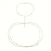 Cadena para el Cuerpo de Bikini con Borlas de Pedrería para Mujer Transfronteriza Cadena para el Cuerpo Sexy de Acero Inoxidable para Chicas Venta al por Mayor